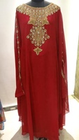 Desain Kerja Kristal Kualitas Tinggi Farasha Kaftar Abaya Kupu-kupu Dubai Abaya Kaftan