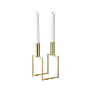 Bougeoir couleur or en métal Bougeoir de taille et de forme personnalisées pour la décoration de mariage et d'événements - Product Image 6