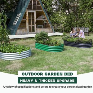 Hot Selling Eco-Friendly Galvanized Corrugated Sheet <b>Planters</b> for Garden <b>Vegetable</b> Fruits Flower Decorative Use-Modern Design - Product Image 4