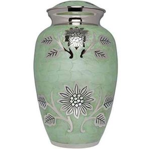 Urnas de cremación de bronce mate para recuerdo funerario, urnas de color negro, de Metal, tamaño personalizado, recuerdo conmemorativo - Product Image 3