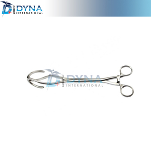 Pinzas uterinas elevadoras Dartigues de 27 cm para ginecología, aborto y parto - Product Image 2