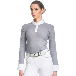 Stylish Women's <b>Equestrian</b> Shirts Ideal for Riding Events with Long Sleeve Tops Quick-dry Attire Baselayers and Show Tops - Product Image 4