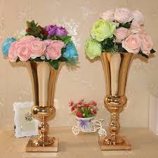 Wholesale Modern Wedding Event Tabletop Flower Holder Customizable Shape Nickle-Plated Metal <b>Floor</b> <b>Vase</b> for Decorative Purposes - Product Image 5