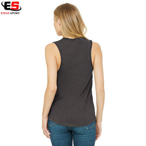 Camisetas sin mangas personalizadas de Modal básico para mujer con cuello redondo de color sólido, cómodas y versátiles, esenciales - Product Image 3