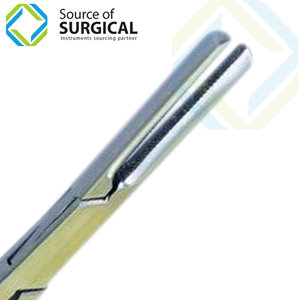 <b>Stainless</b> <b>Steel</b> Manual Surgical Instrument <b>Tubing</b> Clamp Forceps Serated Jaws - Product Image 2