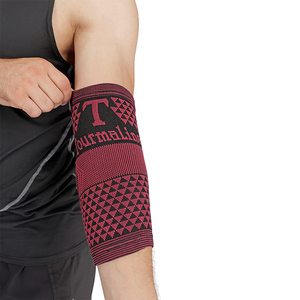 Vente en gros de la nouvelle mode dernière tendance support de compression de fitness magnétique manchon de coude matériau en polyester respirant - Product Image 5