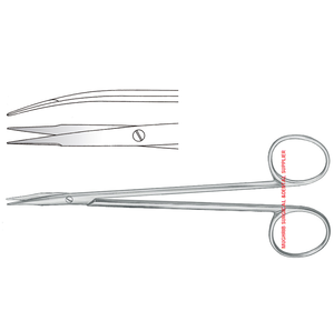 Tijeras Quirúrgicas Rectas REYNOLDS de Acero Inoxidable de Alta Calidad, 15 cm, Fabricante y Exportador de Instrumentos Quirúrgicos - Product Image 1