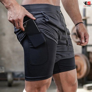 กางเกงขาสั้นออกกำลังกายชายหาดสำหรับผู้ชาย2021มีกระเป๋าพิมพ์ลายสีล้วนพิมพ์ลายไม่ยับไม่ยับสำหรับผู้ชาย - Product Image 5