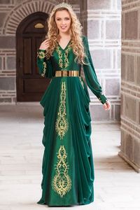 Robe de Caftan, tenue de soirée et de mariage, élégante, avec des perles de cristal décoratives en pierre, travail, 2020, nouvelle collection - Product Image 2