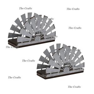 Juego de dos soportes de papel tisú galvanizados, servilletero de tamaño y forma personalizados para uso doméstico en hoteles - Product Image 1