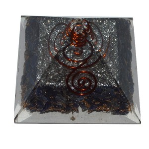 Supplier of Blue Aventurine Orgone Pyramids With Choko Reiki : Blue Aventurine Orgone Pyramids With Choko Reiki for Sale - Product Image 1