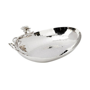 Cuencos decorativos de forma ovalada de diseño personalizado de plata hechos a mano estilo japonés de alta calidad y más vendidos - Product Image 1