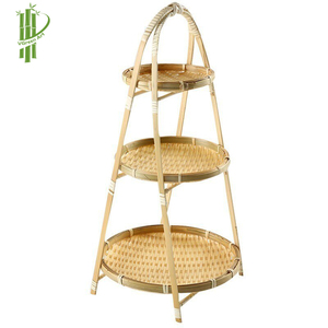 Plateau de service en bambou de haute qualité, plateau à fruits, pour restaurant, plateau de restauration rapide au VIetnam, 2022 - Product Image 1