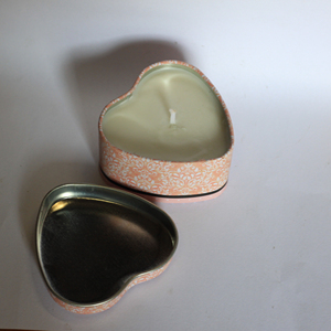 Vela Aromática Caro Tin Wax Color Gris Claro, Decoración de Hogar de Lujo Personalizada - Product Image 1