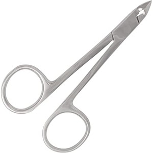 Ensemble professionnel de pinces à cuticules pour ongles en titane de haute qualité Logo privé personnalisé Meilleur vendeur Ciseaux de beauté à lame droite - Product Image 1