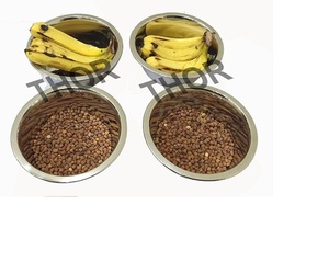 Dog Food & Water Bowl for Medium and Large Stainless Steel Pet <b>Feeder</b> Set of 4 Pet Dog <b>Cat</b> Drink Fresh Water - Product Image 1