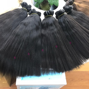 Extension Yaki naturel lisse — queen beauty, 90cm, tissage sur trame, haute qualité, mèches de cheveux humains - Product Image 2