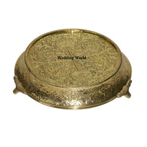 ขาตั้งเค้กโลหะชุบทองHandmade Designerขายส่งผู้ถือเค้กคุณภาพที่เหนือกว่าHandmadeหรูหราขาตั้งเค้ก - Product Image 6