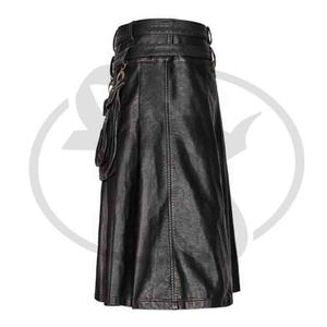 Kilt gothique confortable pour le style steampunk en alliage d'aluminium et coton acrylique laine - Product Image 5