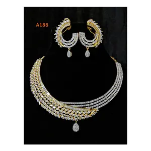 Long American Diamond Phi Wedding Set Thiết Kế Trang Sức