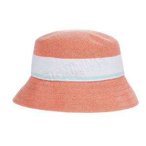 Sombrero de cubo informal de sarga de algodón con logotipo impreso personalizado para hombres, tela vaquera con visera, el estilo más nuevo para uso de pesca al aire libre también para niños - Product Image 3