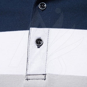 Hombres de calidad superior 100% algodón para camisetas de polo Manga corta de punto para camisas de Polo-Venta al por mayor - Product Image 4