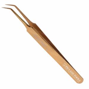 Vetus — pincettes pour Extension de cils, 10mm 45 degrés, petite pince à épiler, nez, étiquette privée, vente en gros - Product Image 1