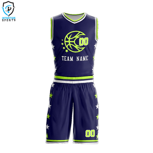 Meilleures ventes, ensemble uniforme de basket-ball de qualité supérieure avec impression par sublimation, short en jersey à col en V inversé de grande taille - Product Image 6