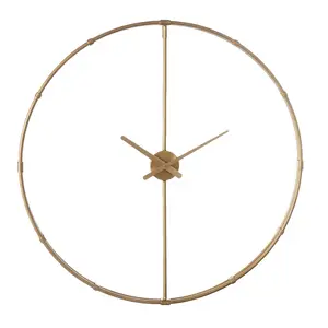 简约新造型手工经典挂钟优质经典时尚壁挂式金属挂钟家居用品花式钟