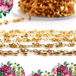 Perles de tourmaline multicolores en argent 925 poli, chaîne de connecteurs, pierres lisses et libres pour la fabrication de bijoux - Product Image 2