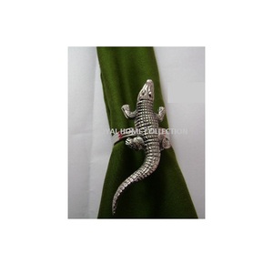 Servilletero en forma de caballo de mar dorado de Metal de primera calidad, accesorios de vajilla, diseño elegante, servilletero decorativo para la venta - Product Image 2