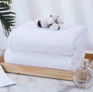 Oem Chất Lượng Cao 100% Cotton Trắng Khách Sạn Khăn Set Biểu Tượng Tùy Chỉnh Mặt & Tay Khăn Tắm Cho Sang Trọng 5 Sao Khách Sạn - Product Image 3