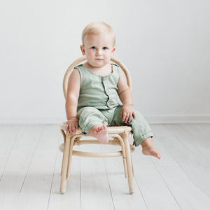 Silla de ratán ecológica para niños pequeños, varios colores, venta al por mayor - Product Image 2