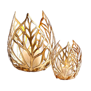 ชุดเชิงเทียน2ใบดีไซน์แบบเชิงเทียนเชิงเทียนแบบหรูหรามีหลายขนาด - Product Image 1