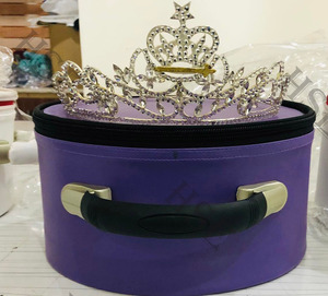 REGALIA masónica, Diamante de amaranto masónico, corona O.E.S, Plata - Product Image 1