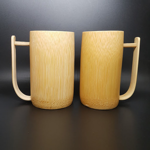 Tasses de voyage écologiques en bambou faites à la main, avec poignée, bon marché, fournisseur au Vietnam - Product Image 6