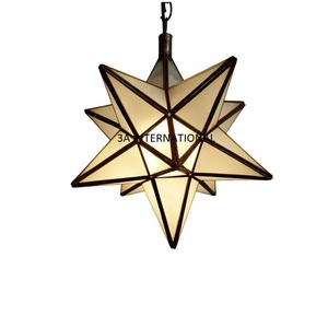 Lanternes de Noël multifonctionnelles de style vintage Bougeoirs avec étoile en métal pour la décoration intérieure - Product Image 5