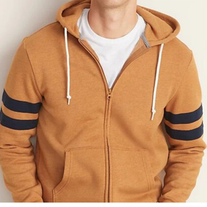 Nuevo diseño Hombres Elegantes Sudaderas con capucha de lana de alta calidad con rayas - Product Image 3