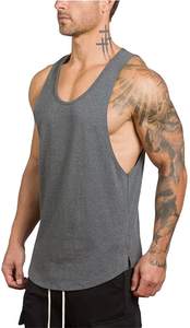 Camiseta sin mangas atlética para hombre, prenda de vestir, ligera, de alta calidad, con estampado de gel de silicona, para gimnasio - Product Image 3