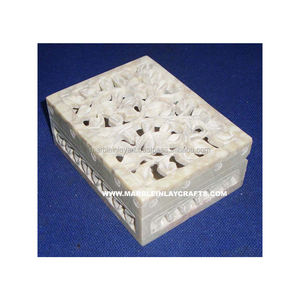 Caja de joyería de piedra jabonera de alta calidad - Product Image 1