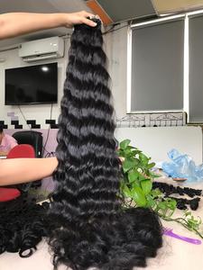 ผมยาวหยักคุณภาพที่ดีที่สุดของผมมนุษย์หยักกัมพูชาขายให้ไนจีเรียแอฟริกาใต้เซเนกัล... - Product Image 2