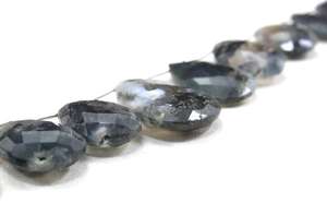 Ensemble de 13 pièces de perles de briolette en forme de poire à facettes en quartz solaire naturel pour la fabrication de bijoux de bracelet et de collier à bricoler soi-même - Product Image 5