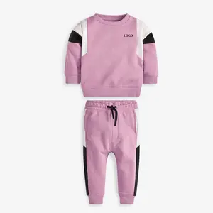 Hochwertige Kinder Jogging anzüge Kinder benutzer definierte Kleidung Trainings anzug Sets Plain Cotton Kids drucken Sweatshirts