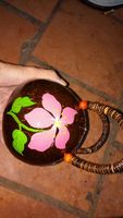 Bolsos de Madera Artesanales de Vietnam, Estilo Vintage con Botón Personalizado o Pintura a Mano, Bolsos Casuales de una Sola Correa de 99 Gold Data