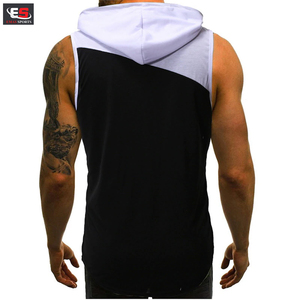 Mens Top Performance High-Quality Fitness Bodybuilding Men Clothing Slim Casual Gym <b>Sleeveless</b> Vest <b>Hoodies</b> - Product Image 3