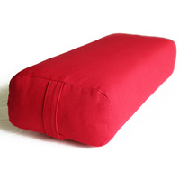Cojín redondo de alta calidad para asiento de masaje de espalda lavable con cascos de trigo sarraceno uso de terapia almohada de tela