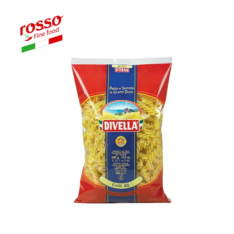 La vendita all'ingrosso produce Pasta Divella N40 Fusilli 500 g - Made in Italy per l'esportazione