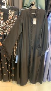 Haute qualité respirant broderie modeste Abaya adultes élégant décontracté haut ethnique musulmans pakistanais Hijab couvrant tissu - Product Image 4