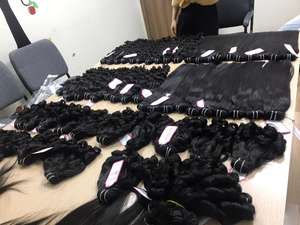 Peluca de pelo Remy de alta calidad de fabricantes peruanos vietnamitas trama de tejido de texturas a mano lista de precios al por mayor de doble dibujado - Product Image 6