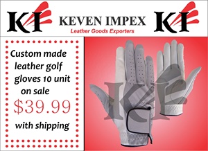 ถุงมือกอล์ฟสีขาวคุณภาพสูงรุ่นใหม่ Keven Impex Master Grip หนัง Cabretta สำหรับผู้ชาย สหรัฐอเมริกา - Product Image 6